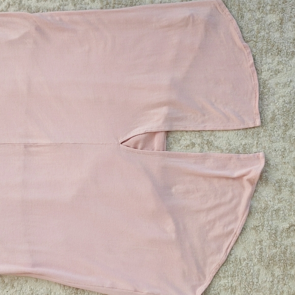 Chadwick's of Boston High Low Pleated Top S Dusty Rose - Picture 12 of 16